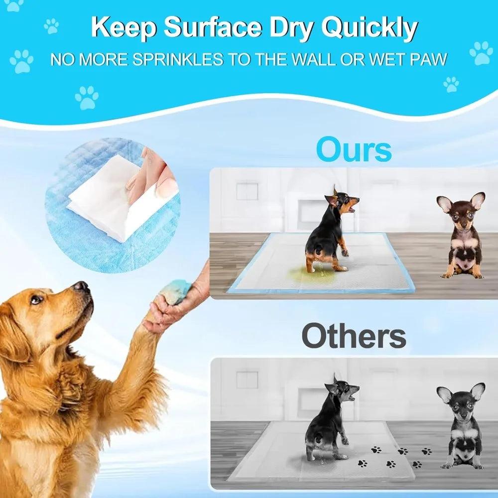 Pee Pads for Dogs 36'x48' 100 Count, Puppy Pads Extra Large, Disposable Thicken Pet Training Pads for