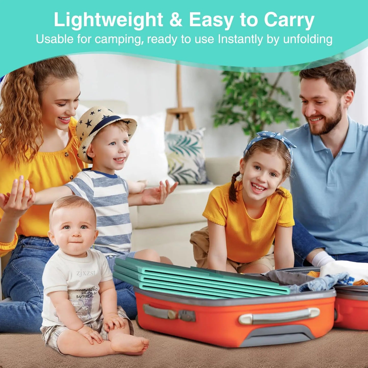 Portable Folding Baby Bathtub, Folded for Storage without Assembly, for Newborns to Toddlers, Bathtub for Outdoor Travel