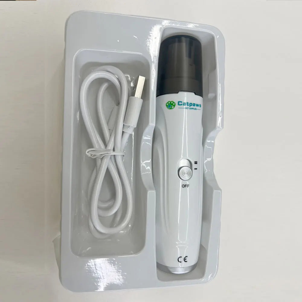 Dog Nail Grinder USB Rechargeable Electric Pet Claw Grinder & Trimmer Painless Lime For Dog Pets Nail File гриндер для собак