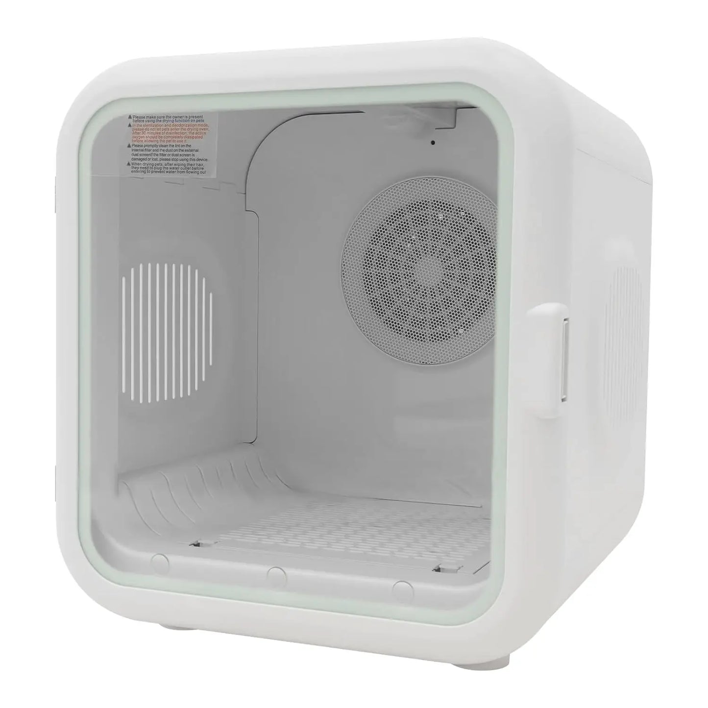 62L Automatic Pet Dryer Box Cats Small Dogs, Dual Circulation Adjustable Temperature Timer Low Noise Soft Light Grooming, Custom