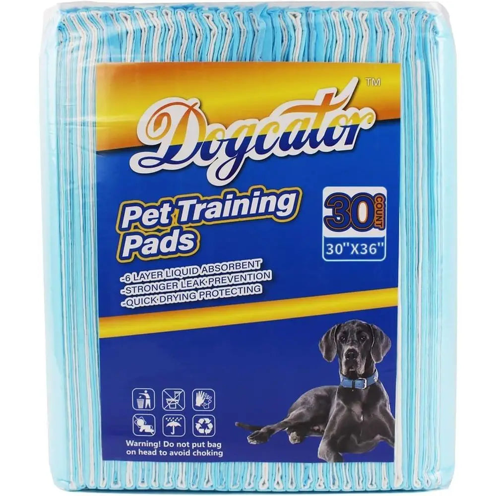 Extra Large 30x36 30 Count Super Absorbent Pee Pads for Dogs, Disposable Urine Bed Pads, Thick XXL Puppy Pads for Indoor, Outdoo