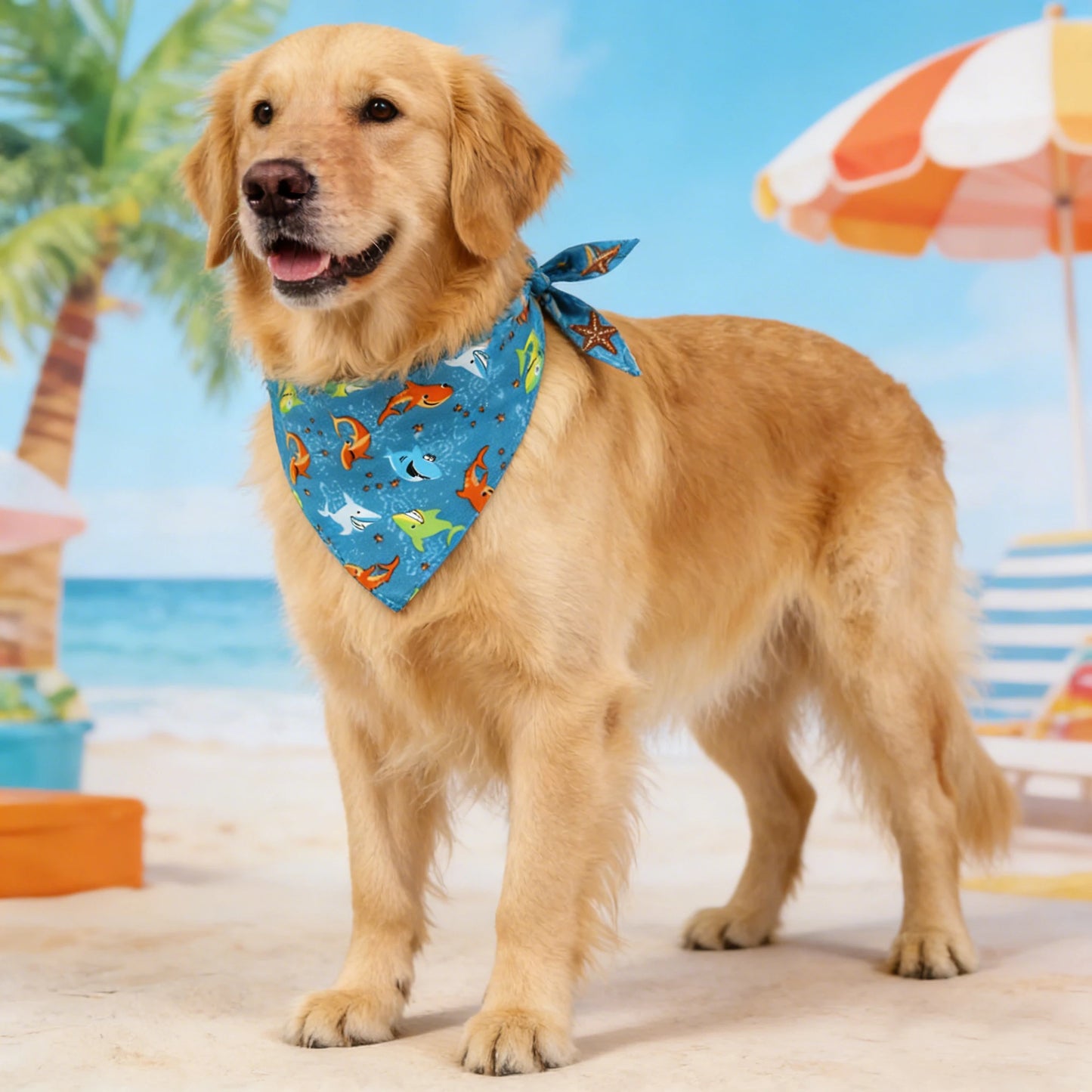Sucado Dog Bandana Fruit Floral Spring Washable Soft Doggy Scarf Kerchief Summer Adjustable for Small Medium Large Dogs Pets