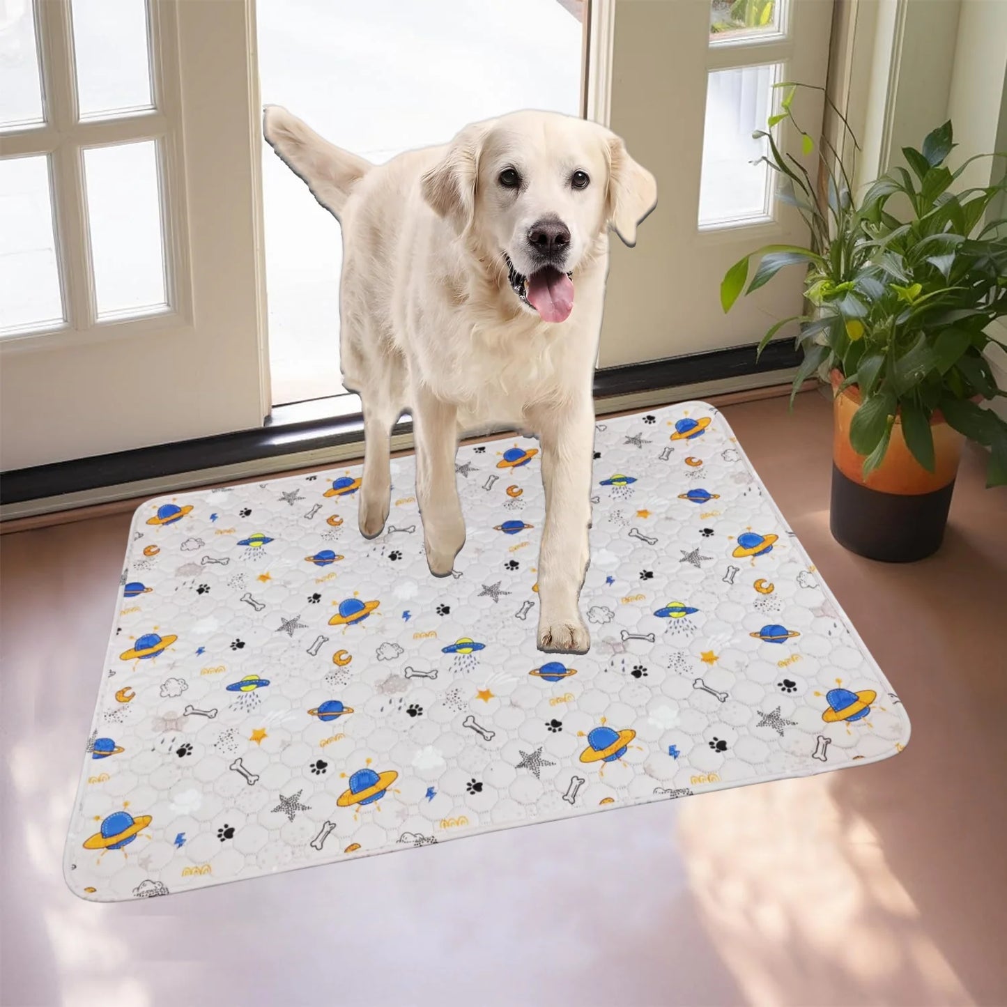 Washable Dog Urine Pad Reusable Anti Slip Pet Pee Pads Puppy Training Mat Pets Dog Cage Protective Pad  winter