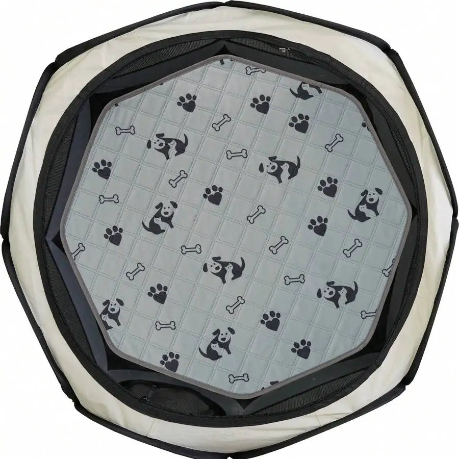 Washable Octagon Dog Pee Pads, Reusable Cat Sleep Game Mat, Fits 29" Octagon Fence, Dog Play Pen Pad, Absorbent & Leakproof Pet