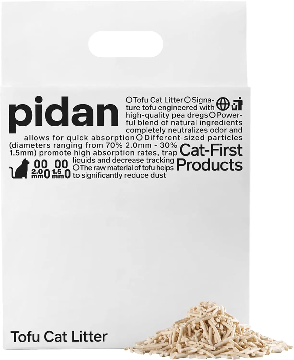 Tofu Cat Litter Clumping, Flushable, Ultra Absorbent Fast Drying, Dust-Free Less Tracking, 5.3lb