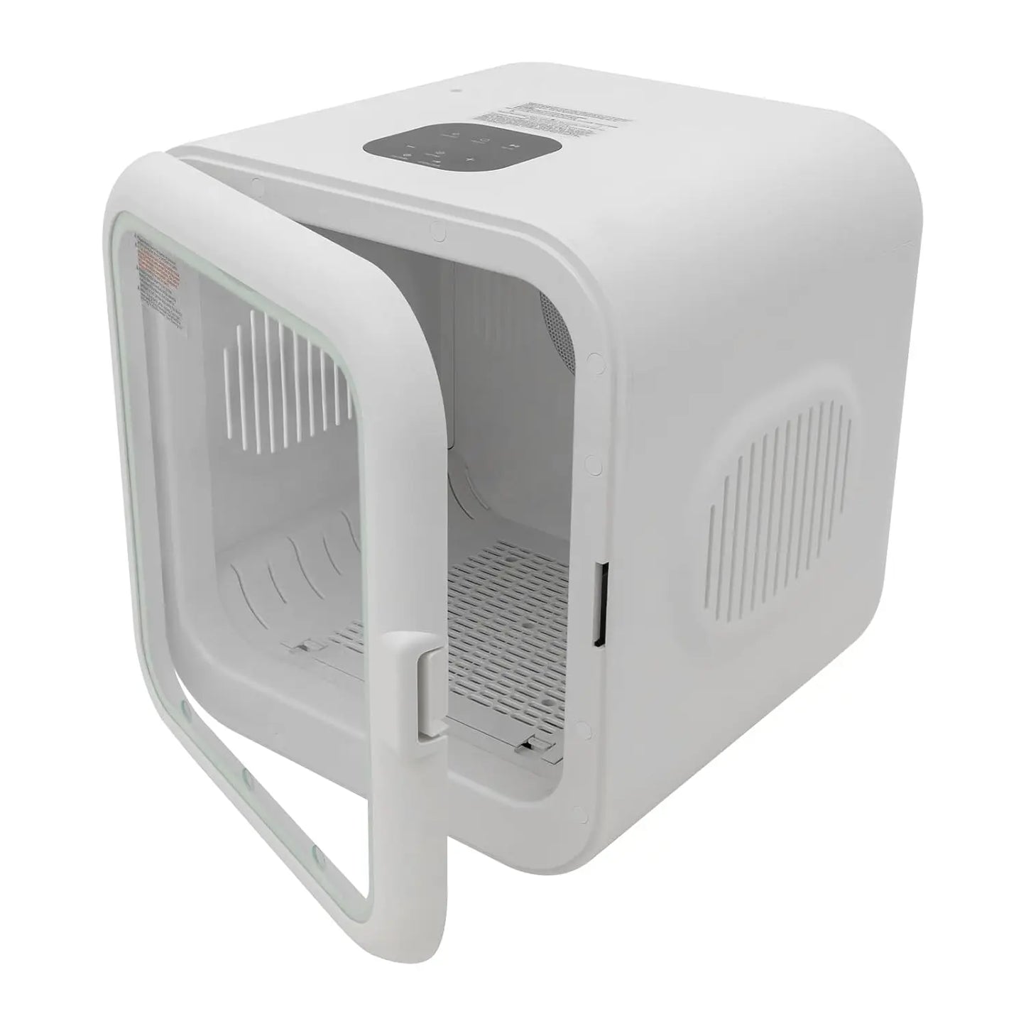 62L Automatic Pet Dryer Box Cats Small Dogs, Dual Circulation Adjustable Temperature Timer Low Noise Soft Light Grooming, Custom