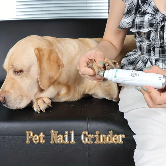 Dog Nail Grinder USB Rechargeable Electric Pet Claw Grinder & Trimmer Painless Lime For Dog Pets Nail File гриндер для собак