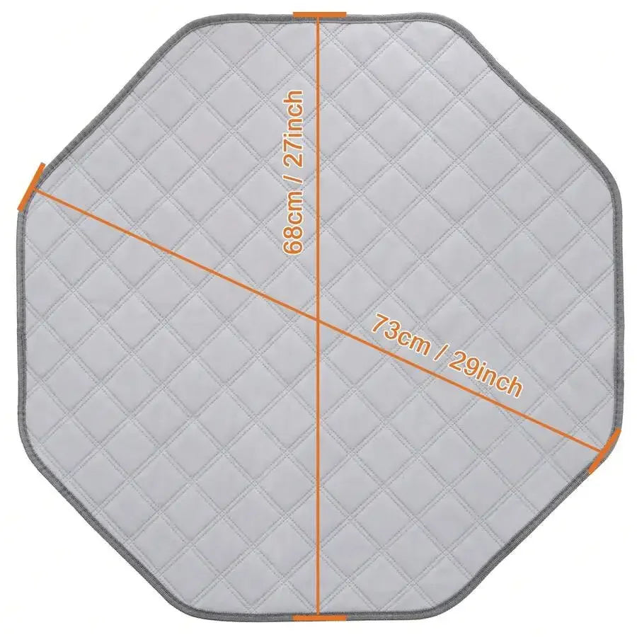 Washable Octagon Dog Pee Pads, Reusable Cat Sleep Game Mat, Fits 29" Octagon Fence, Dog Play Pen Pad, Absorbent & Leakproof Pet